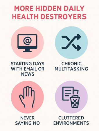 Unhealthy Habits Damaging Your Body